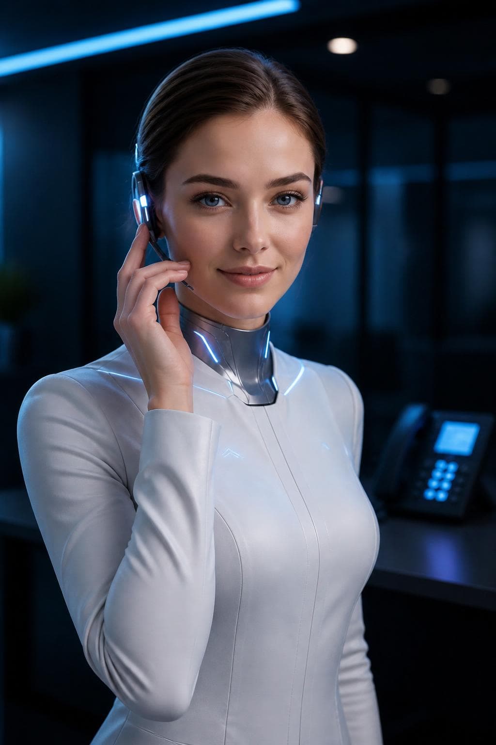 Die weibliche Stimme des KI-Telefonassistenten von Brunsch Digital