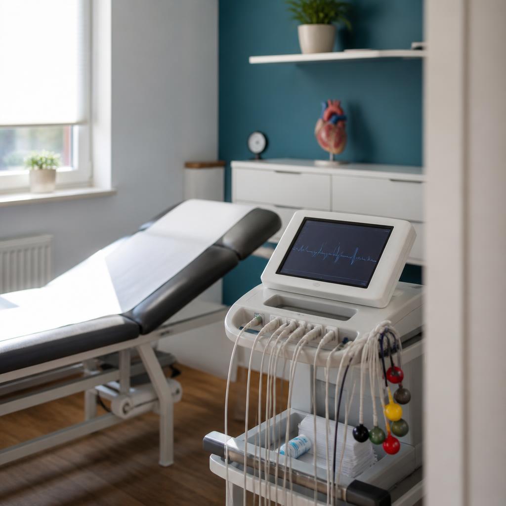 EKG-Gerät im Behandlungsraum