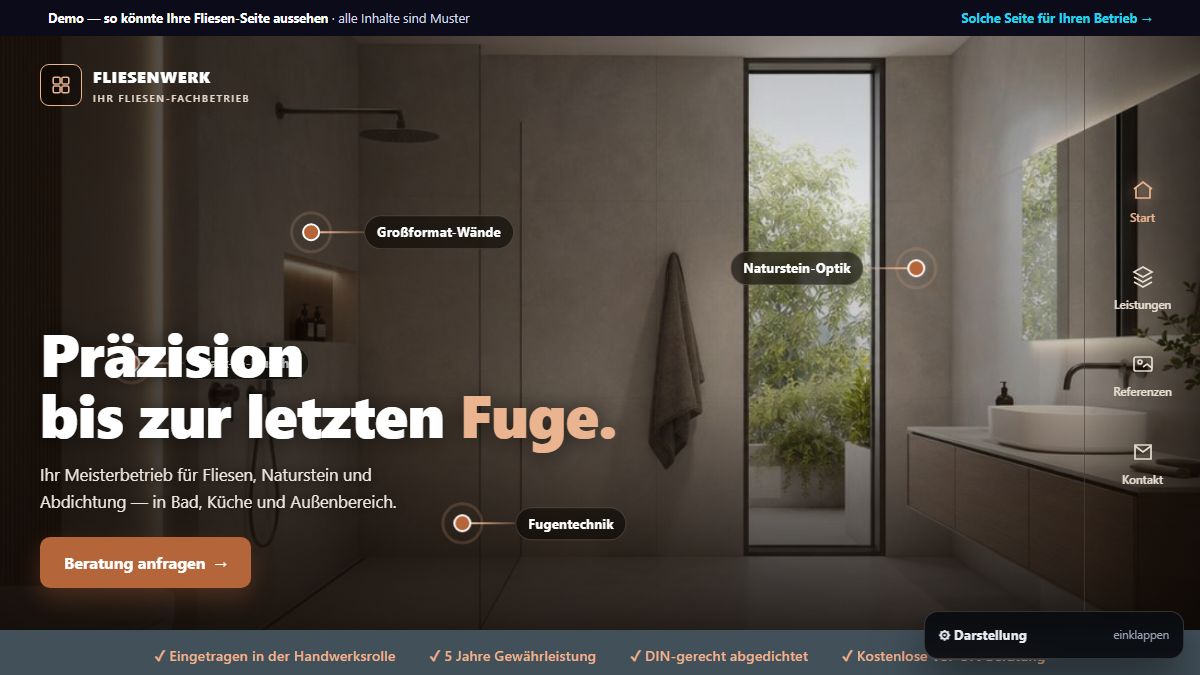 Fliesen-Fachbetrieb — Hotspot