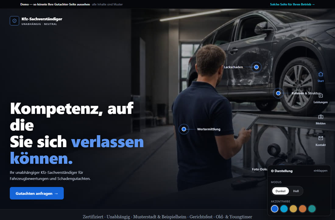 Kfz-Gutachter — Hotspot