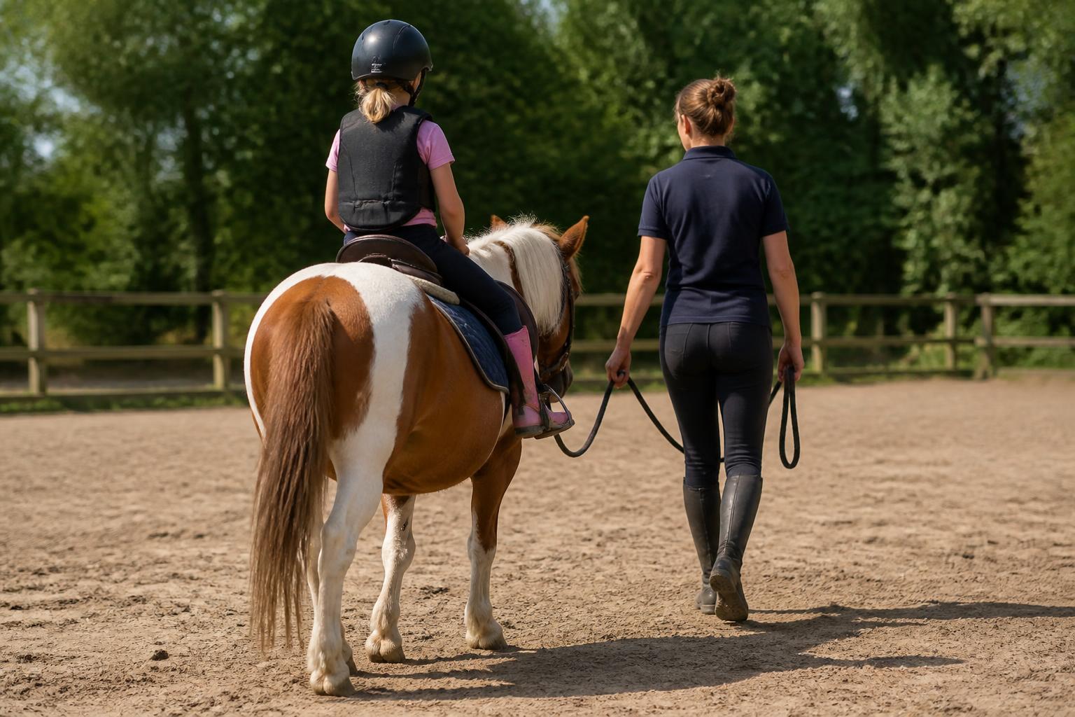 Geführtes Ponyreiten